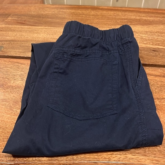 Cat & Jack Boys' Stretch Straight Fit Pull-On Woven Pants- color Navy Size 14 - Picture 4 of 5